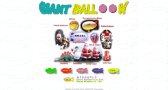 Desktop Screenshot of giantballoon.com